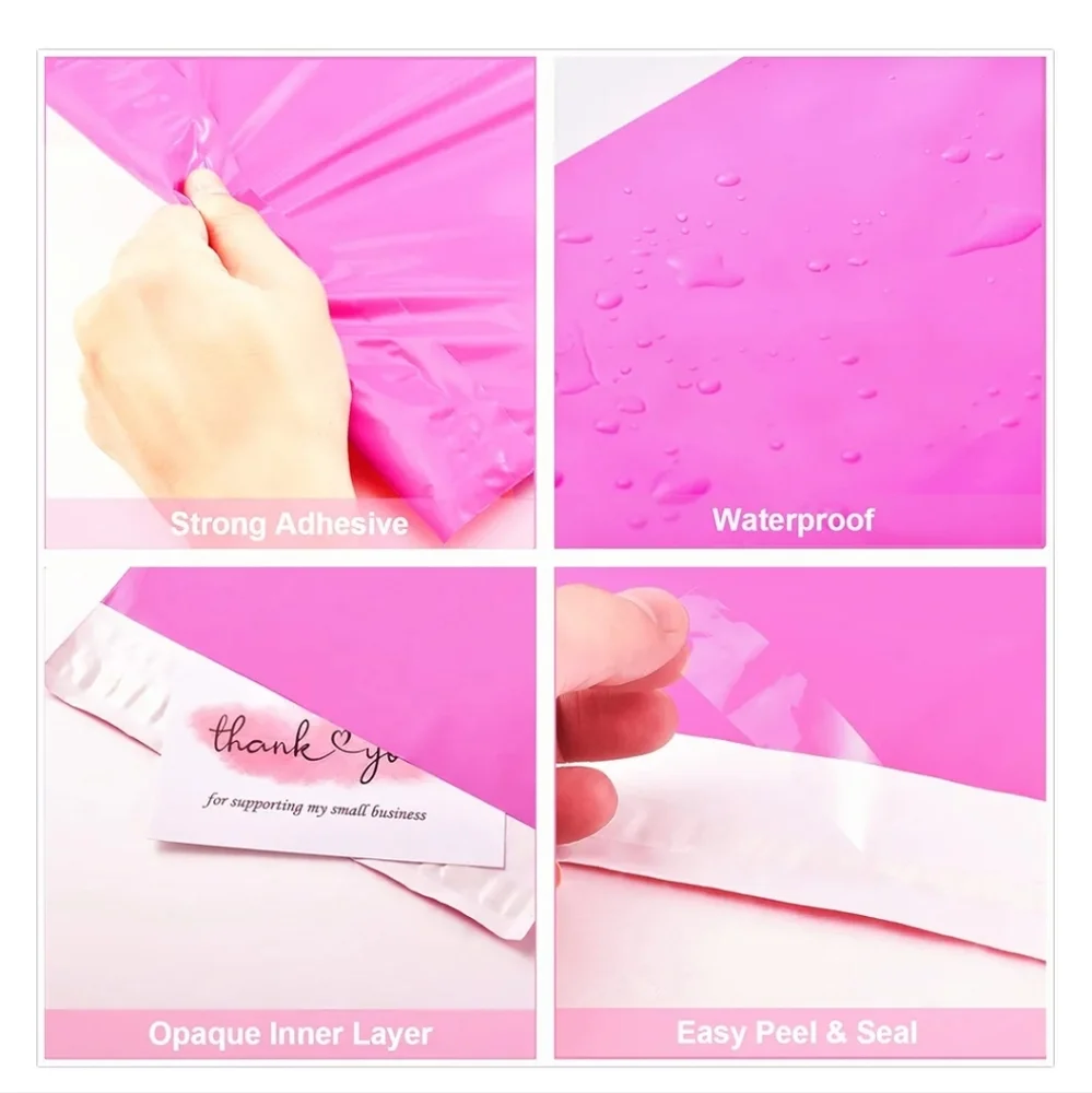 50 Pink Shipping Envelopes 10 x 13